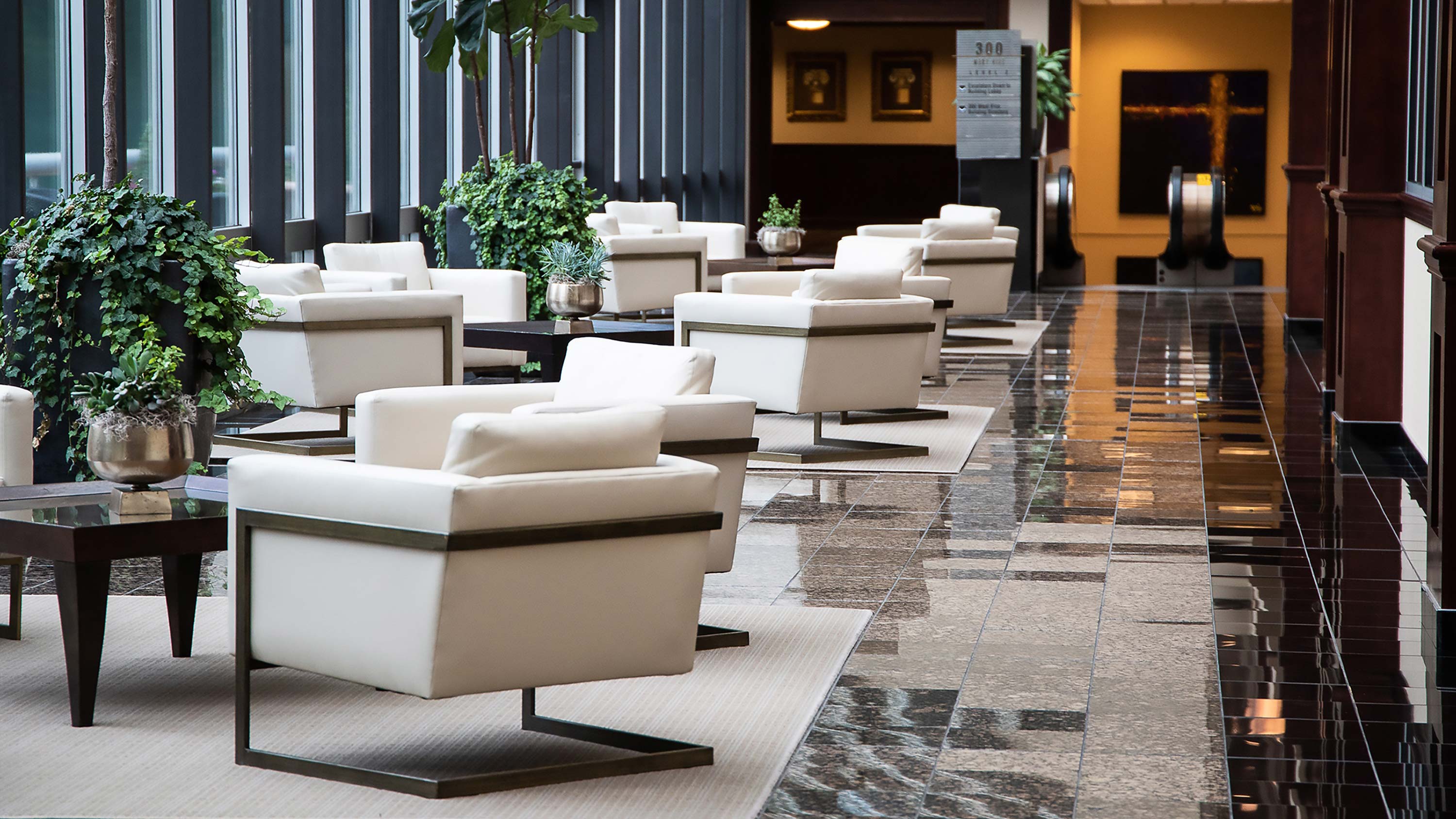 condo, tile floors, plants