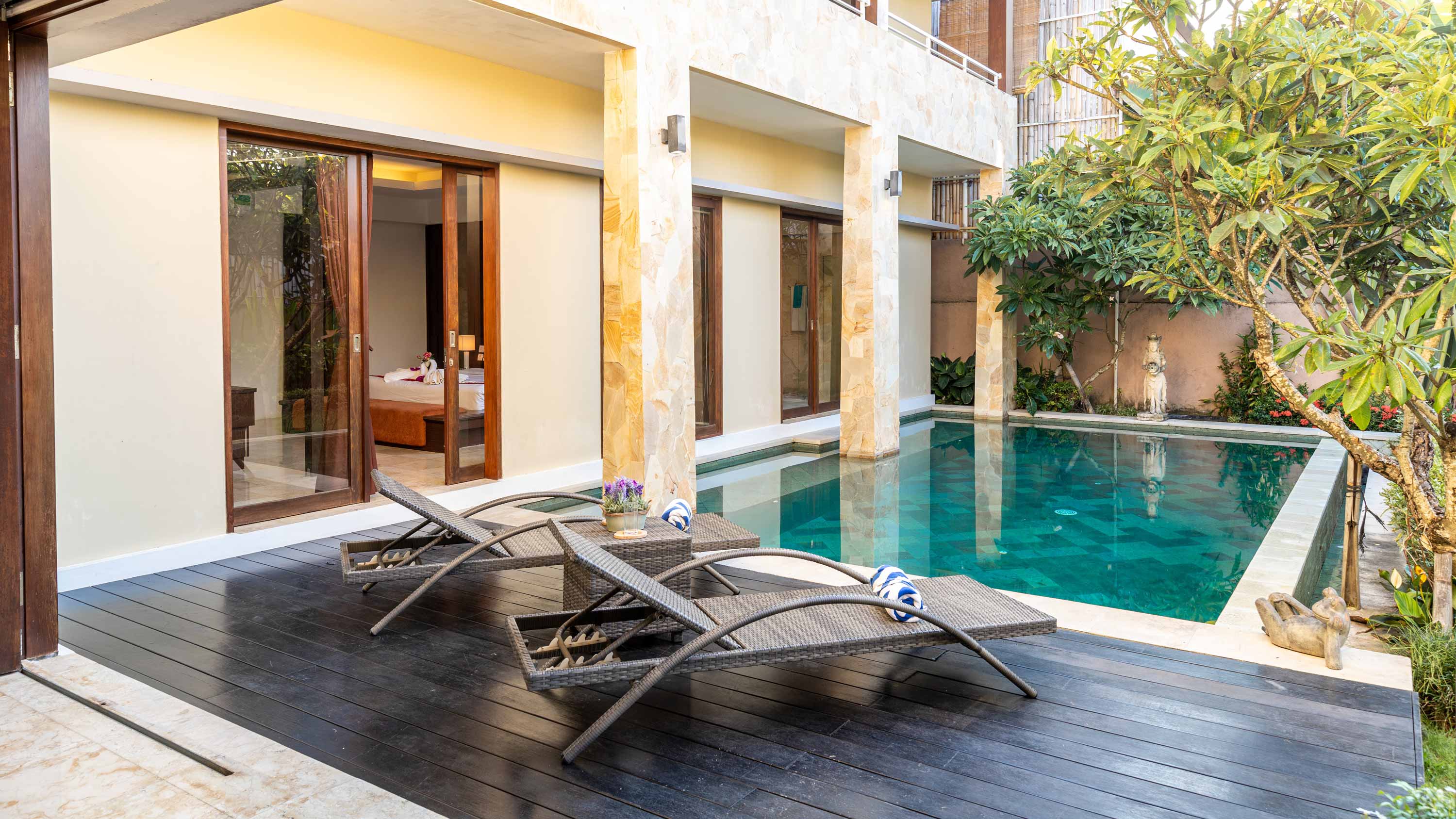 spa, pool, patio, deck