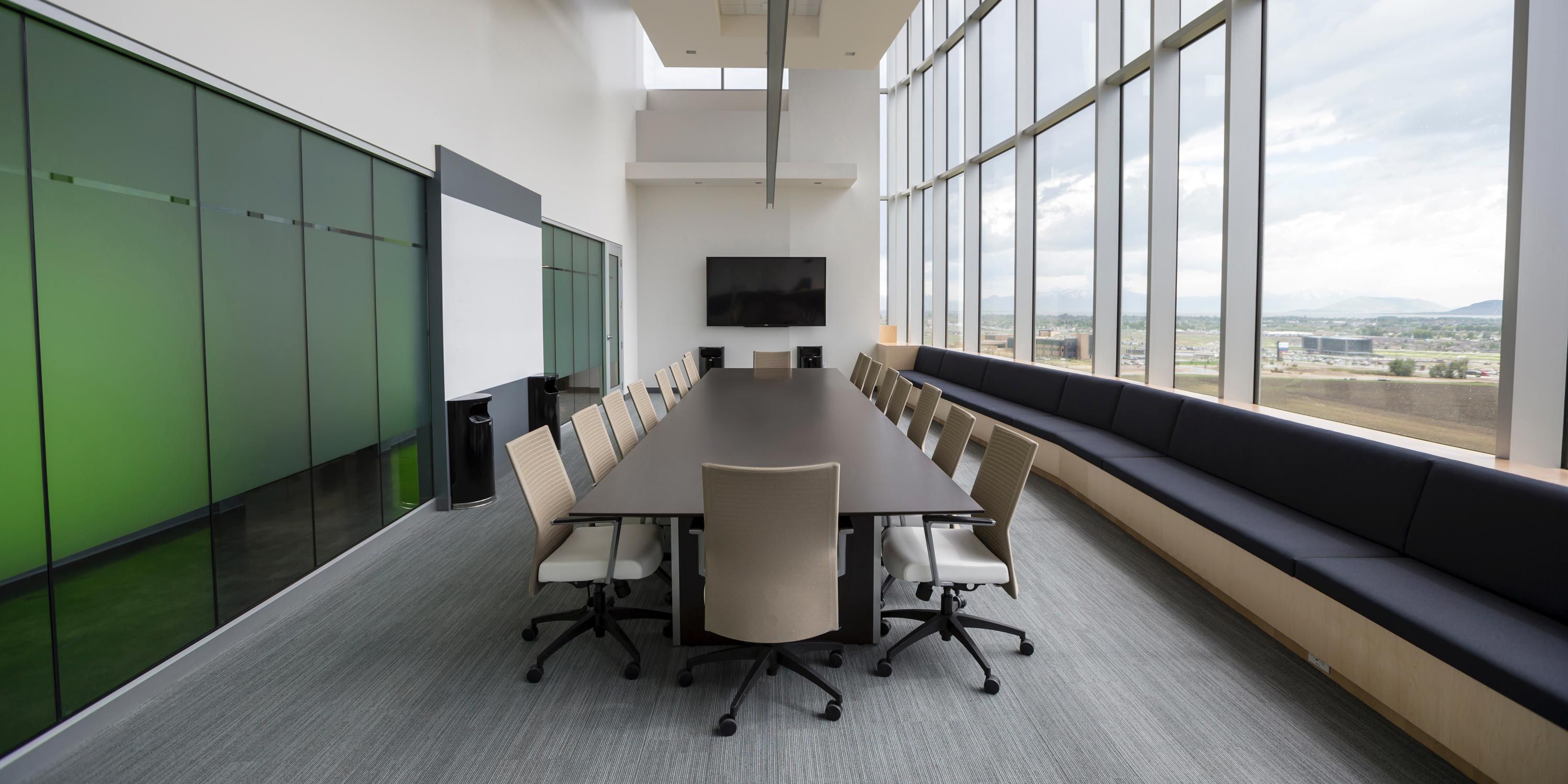 commercial, conferrence room, green wall