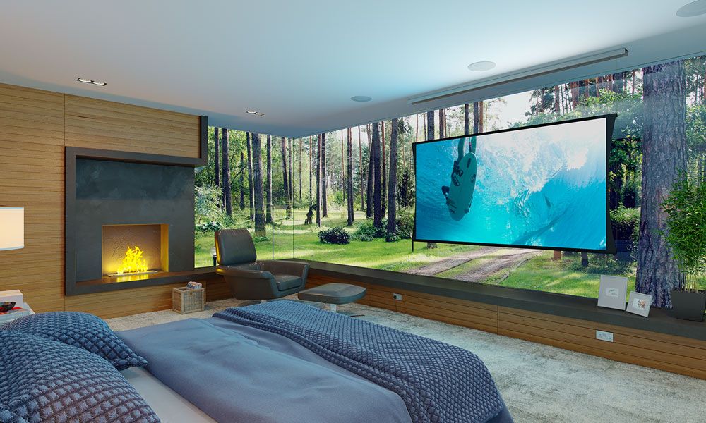 Screen Innovations, Bedroom, Modern