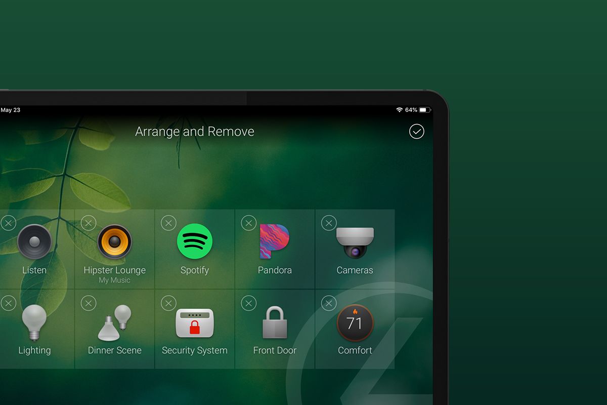 Control4, Ipad Interface